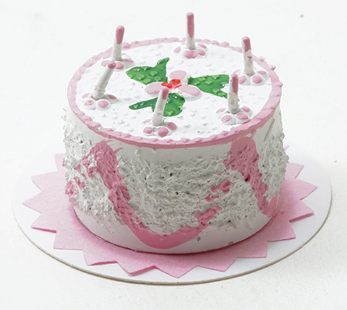 Dollhouse Miniature Birthday Cake, Assorted Colors